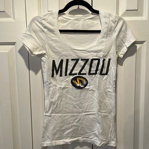 White Mizzou Tee